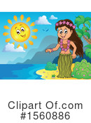 Hula Dancer Clipart #1560886 by visekart