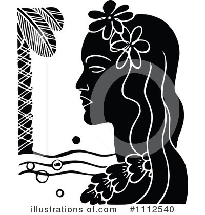 Hula Girl Clipart #1112540 by Prawny Vintage