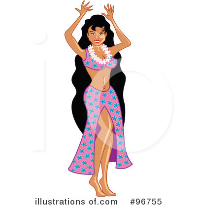 Hula Girl Clipart #96755 by Andy Nortnik