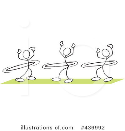 Royalty-Free (RF) Hula Hoop Clipart Illustration by Johnny Sajem - Stock Sample #436992