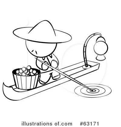 Floating Market Clipart #63171 by Leo Blanchette