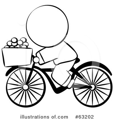 Bicycle Clipart #63202 by Leo Blanchette