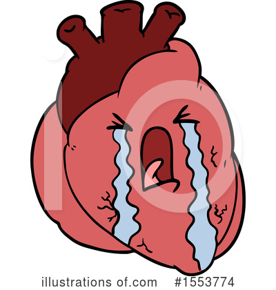 Human Heart Clipart #1553774 by lineartestpilot
