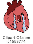 Human Heart Clipart #1553774 by lineartestpilot