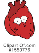 Human Heart Clipart #1553776 by lineartestpilot