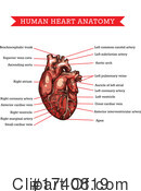 Human Heart Clipart #1740819 by Vector Tradition SM