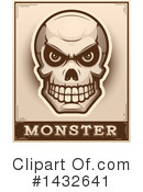 Human Skull Clipart #1432641 by Cory Thoman