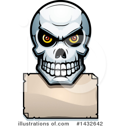 Royalty-Free (RF) Human Skull Clipart Illustration by Cory Thoman - Stock Sample #1432642