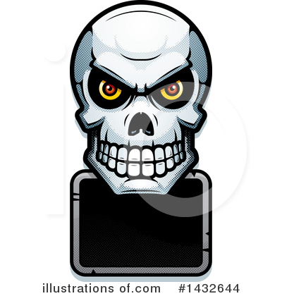 Human Skull Clipart #1432644 by Cory Thoman