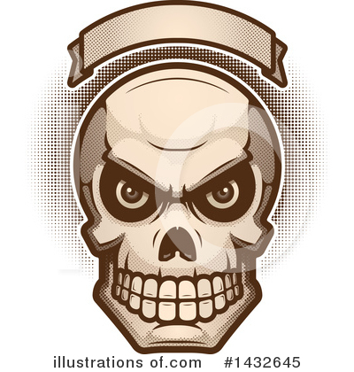 Royalty-Free (RF) Human Skull Clipart Illustration by Cory Thoman - Stock Sample #1432645