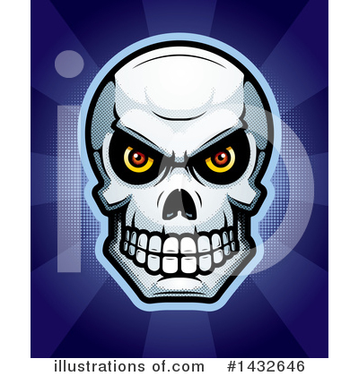 Royalty-Free (RF) Human Skull Clipart Illustration by Cory Thoman - Stock Sample #1432646