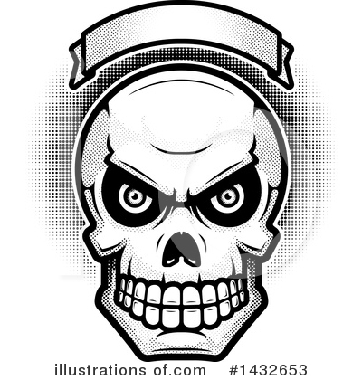 Royalty-Free (RF) Human Skull Clipart Illustration by Cory Thoman - Stock Sample #1432653