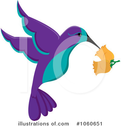 Hummingbird Clipart #1060651 by Pams Clipart