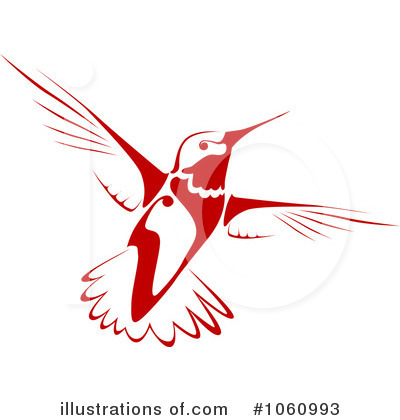 Royalty-Free (RF) Hummingbird Clipart Illustration by Vector Tradition SM - Stock Sample #1060993