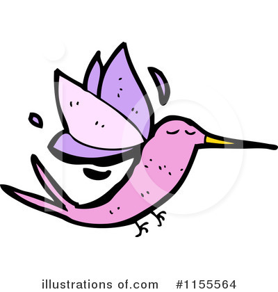 Royalty-Free (RF) Hummingbird Clipart Illustration by lineartestpilot - Stock Sample #1155564