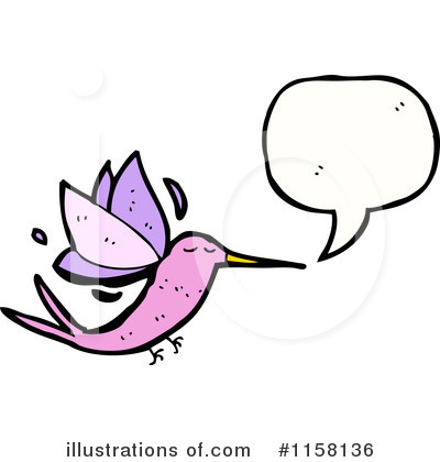 Royalty-Free (RF) Hummingbird Clipart Illustration by lineartestpilot - Stock Sample #1158136