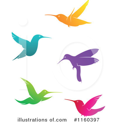 Royalty-Free (RF) Hummingbird Clipart Illustration by Vector Tradition SM - Stock Sample #1160397