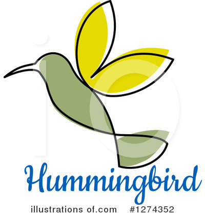 Hummingbird Clipart #1274352 by Vector Tradition SM