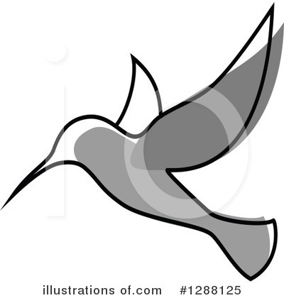 Hummingbird Clipart #1288125 by Vector Tradition SM