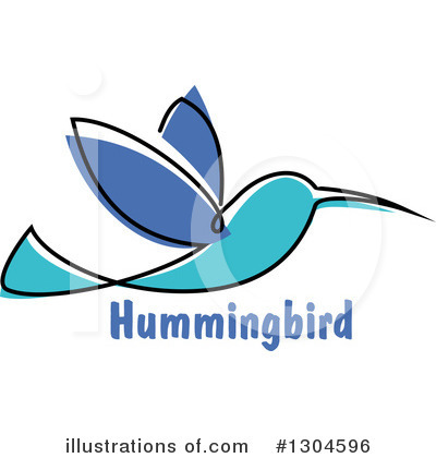 Royalty-Free (RF) Hummingbird Clipart Illustration by Vector Tradition SM - Stock Sample #1304596