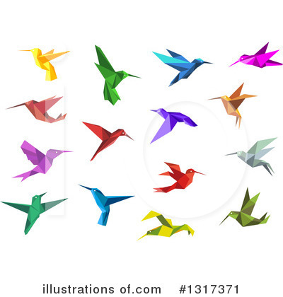 Royalty-Free (RF) Hummingbird Clipart Illustration by Vector Tradition SM - Stock Sample #1317371