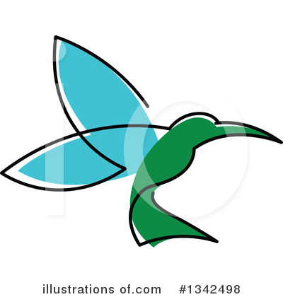 Hummingbird Clipart #1342498 by Vector Tradition SM
