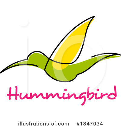 Royalty-Free (RF) Hummingbird Clipart Illustration by Vector Tradition SM - Stock Sample #1347034