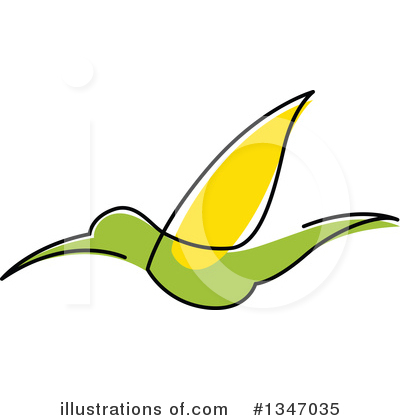 Hummingbird Clipart #1347035 by Vector Tradition SM