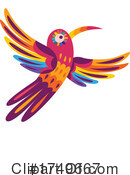 Hummingbird Clipart #1749667 by Vector Tradition SM