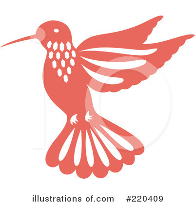 Royalty-Free (RF) Hummingbird Clipart Illustration by Cherie Reve - Stock Sample #220409