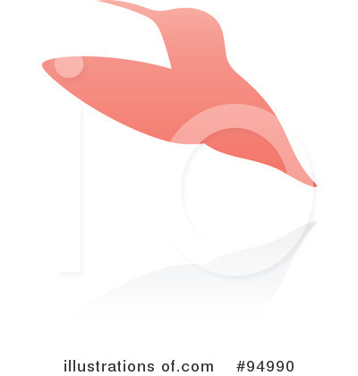 Royalty-Free (RF) Hummingbird Logo Clipart Illustration by elena - Stock Sample #94990