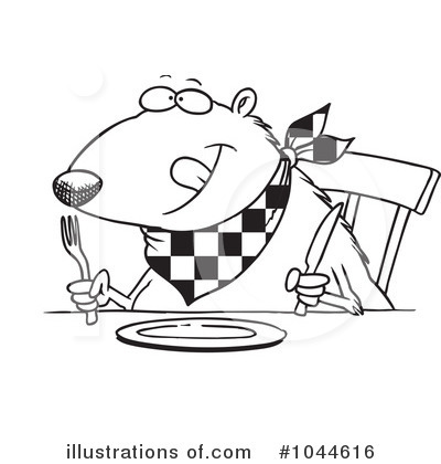 Royalty-Free (RF) Hungry Clipart Illustration by toonaday - Stock Sample #1044616