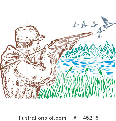 Duck Hunt Clipart #1145215 by patrimonio