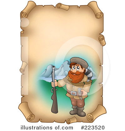 Royalty-Free (RF) Hunter Clipart Illustration by visekart - Stock Sample #223520