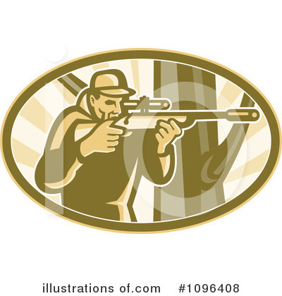 Royalty-Free (RF) Hunting Clipart Illustration by patrimonio - Stock Sample #1096408