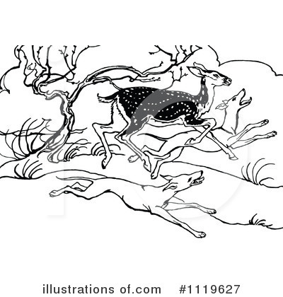 Deer Clipart #1119627 by Prawny Vintage
