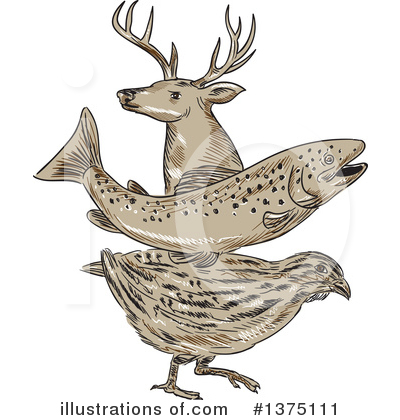 Deer Clipart #1375111 by patrimonio