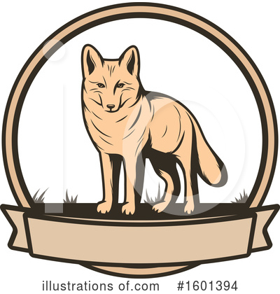 Coyote Clipart #1601394 by Vector Tradition SM