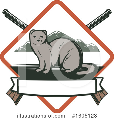 Weasel Clipart #1605123 by Vector Tradition SM
