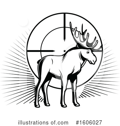 Moose Clipart #1606027 by Vector Tradition SM
