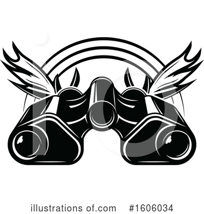 Binoculars Clipart #1606034 by Vector Tradition SM