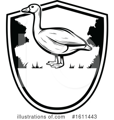 Goose Clipart #1611443 by Vector Tradition SM
