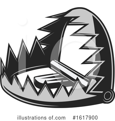 Bear Trap Clipart #1617900 by Vector Tradition SM