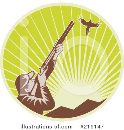 Royalty-Free (RF) Hunting Clipart Illustration by patrimonio - Stock Sample #219147