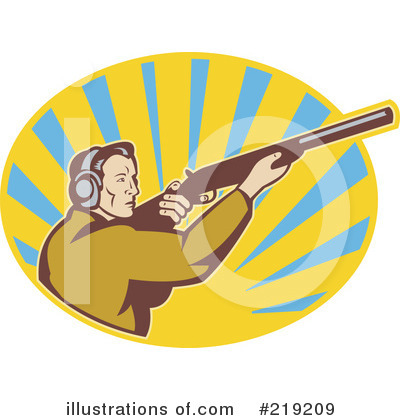 Royalty-Free (RF) Hunting Clipart Illustration by patrimonio - Stock Sample #219209