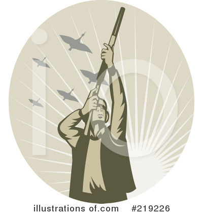 Royalty-Free (RF) Hunting Clipart Illustration by patrimonio - Stock Sample #219226