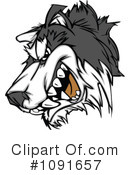 Husky Clipart #1091657 by Chromaco