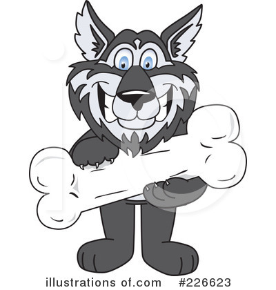 Husky Mascot Clipart #226623 by Toons4Biz