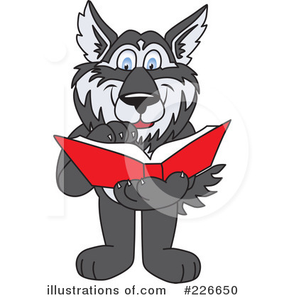 Husky Mascot Clipart #226650 by Toons4Biz
