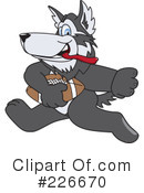 Husky Mascot Clipart #226670 by Toons4Biz